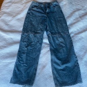 Garage jeans wide leg high waisted size 0